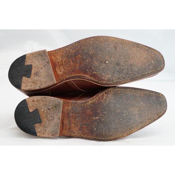 $499.00 HELM Boots Men's Lace-up Leather Brown MADE IN USA - Size 10 - Picture 10 of 11